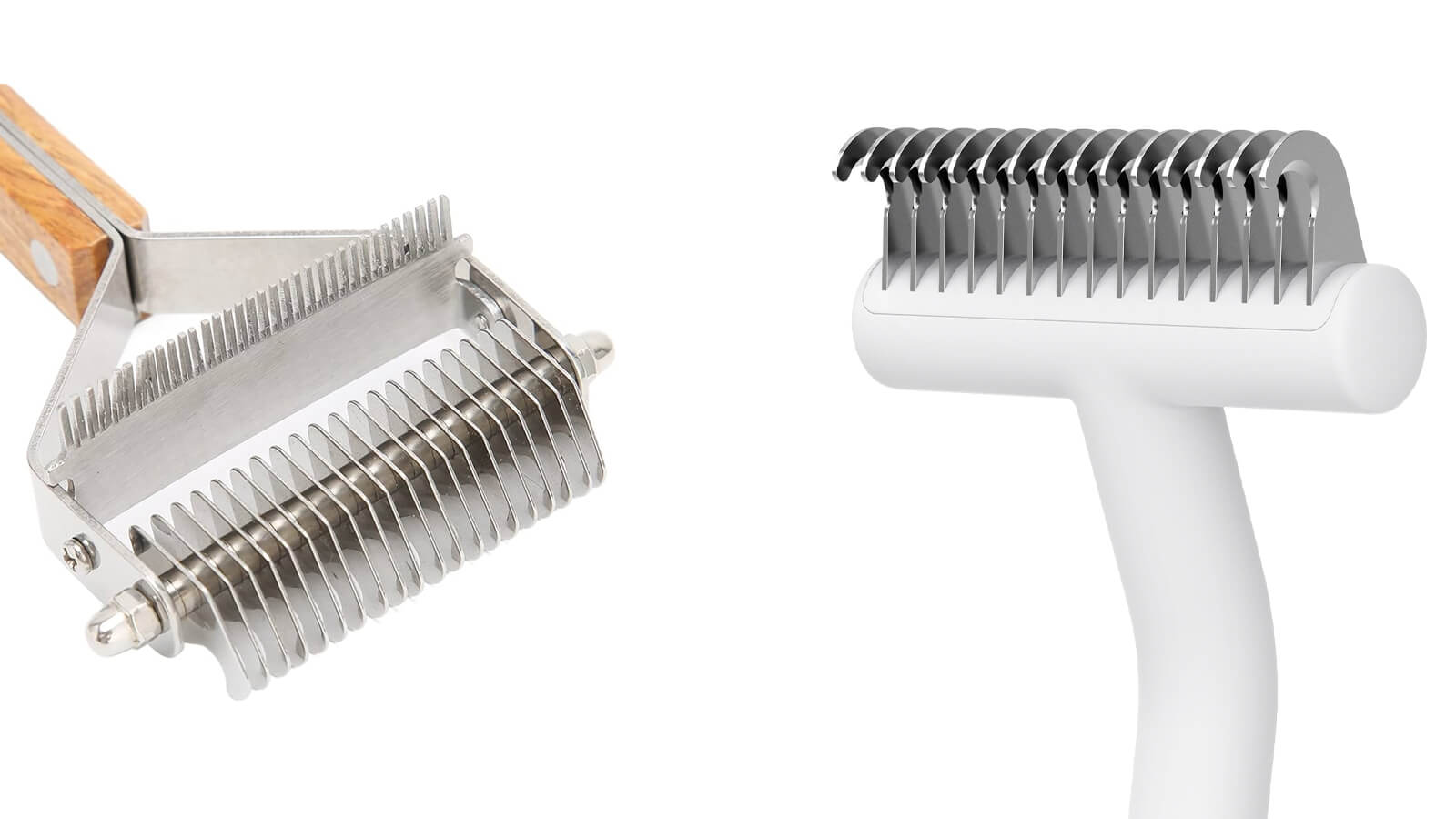 2 in 1 deshedding tool or pet dematting tool