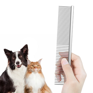 aumuca for Cats & Dogs – Removing Tangles and Knots Stainless Steel Teeth Comb